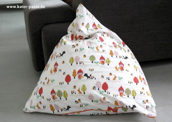 Sitzsack fürs Kinderzimmer inkl. Inlay aus Webware